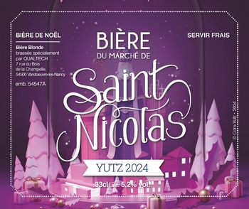 étiquette bière blonde