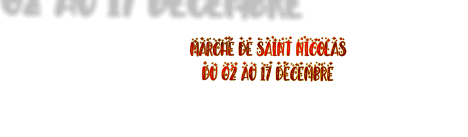 Marché de Saint Nicolas du 3 au 18 décembre