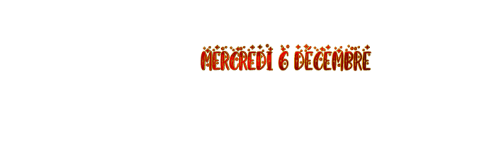 Mardi 6 décembre 2022